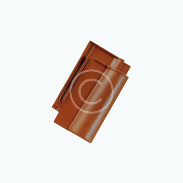 Interlocking clay pantile